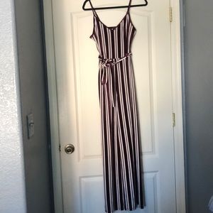 Forever 21 Burgundy  Jumpsuit